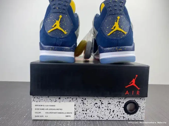 Official Maikesneakers 4 Jordan (PE) AJ4-1036660 Retro Michigan Air 0605